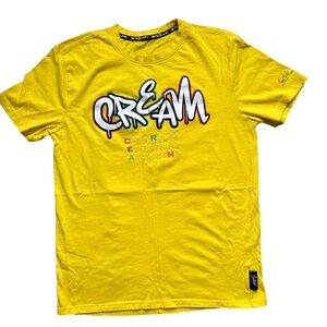 Swish CREAM Cash Rules Yellow Tshirt Tee